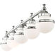 Oldwick 5 Light 43 inch Polished Chrome Bath Vanity Wall Light