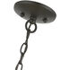 Edinburgh 3 Light 16 inch English Bronze Pendant Chandelier Ceiling Light