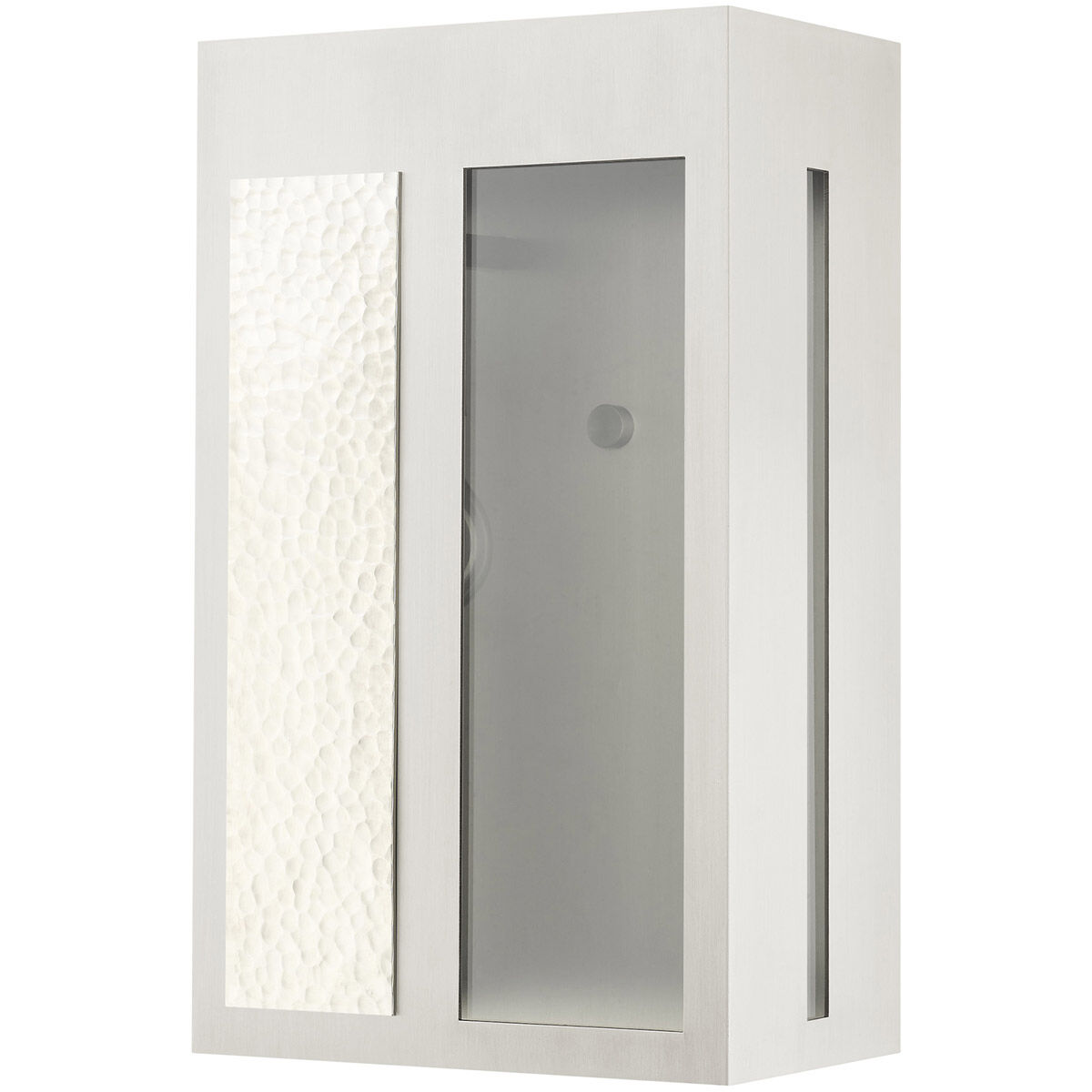 Lafayette 1 Light 14 inch Brushed Nickel Outdoor Wall Lantern