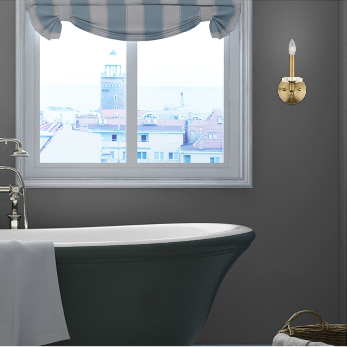 Bennington 1 Light 5 inch Antique Brass Wall Sconce Wall Light