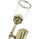 Lawrenceville 1 Light 5 inch Antique Brass Single Sconce Wall Light