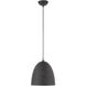 Arlington 1 Light 12 inch Scandinavian Gray with Brushed Nickel Accents Pendant Ceiling Light