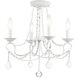 Pennington 4 Light 18 inch Antique White Convertible Mini Chandelier/Ceiling Mount Ceiling Light