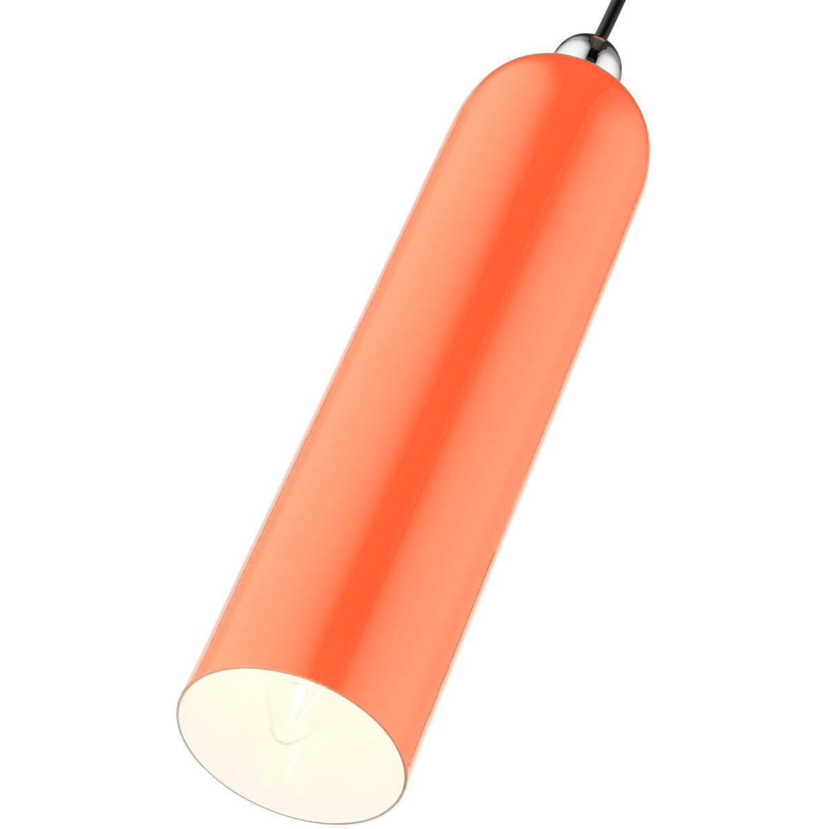 Ardmore 1 Light 5 inch Shiny Orange Pendant Ceiling Light 