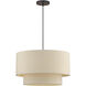 Bellingham 3 Light 20 inch Bronze Pendant Ceiling Light