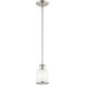 Middlebush 1 Light 6 inch Brushed Nickel Mini Pendant Ceiling Light