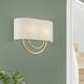 Stratton 2 Light 15 inch Soft Gold ADA ADA Sconce Wall Light
