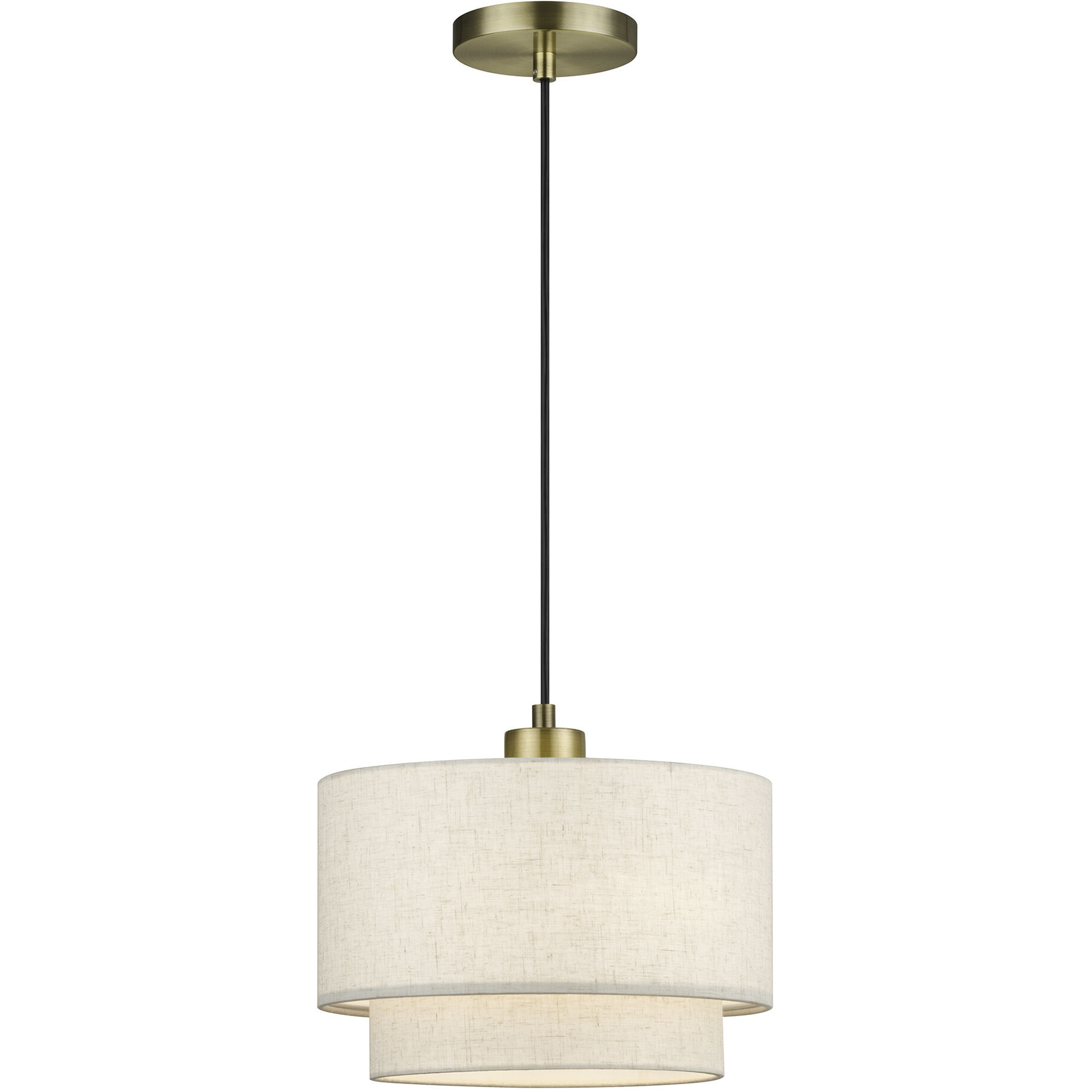Manorwood 1 Light 12 inch Antique Brass Pendant Ceiling Light