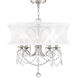 Newcastle 5 Light 20 inch Brushed Nickel Chandelier Ceiling Light
