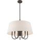 Belclaire 6 Light 24 inch English Bronze Pendant Chandelier Ceiling Light