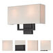 Pierson 2 Light 16 inch Bronze ADA ADA Wall Sconce Wall Light