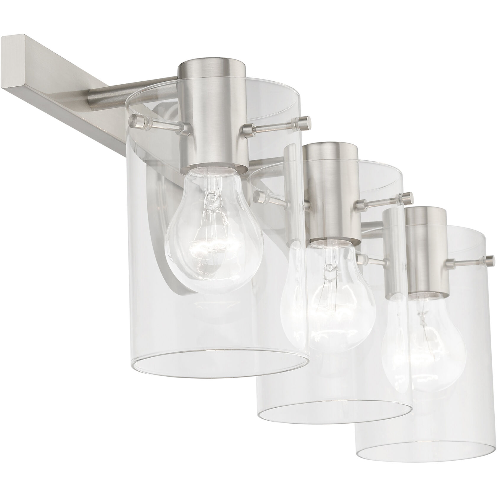 Munich 3 Light 23 inch Brushed Nickel Vanity Sconce Wall Light