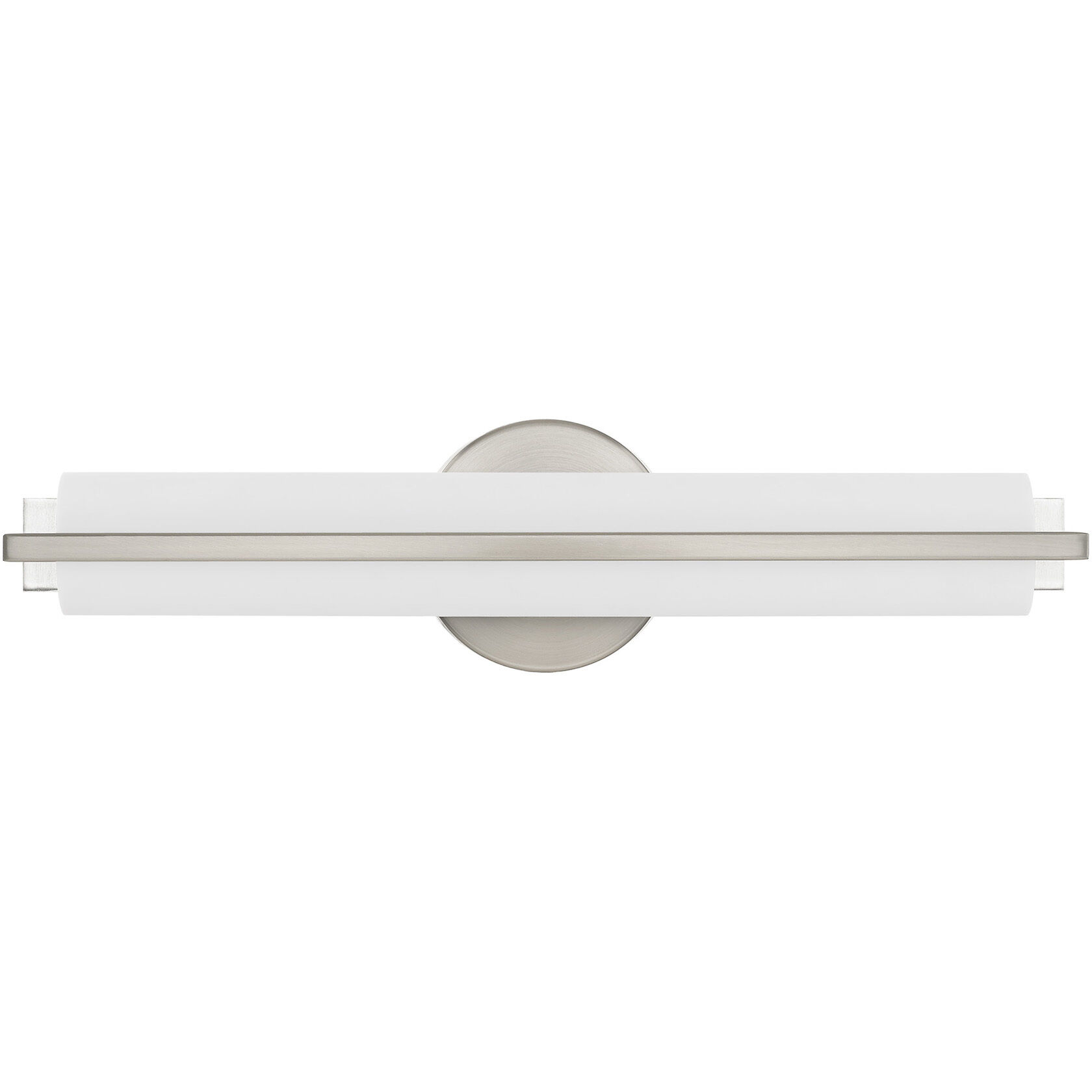 Visby LED 4 inch Brushed Nickel ADA Bath Vanity Wall Light