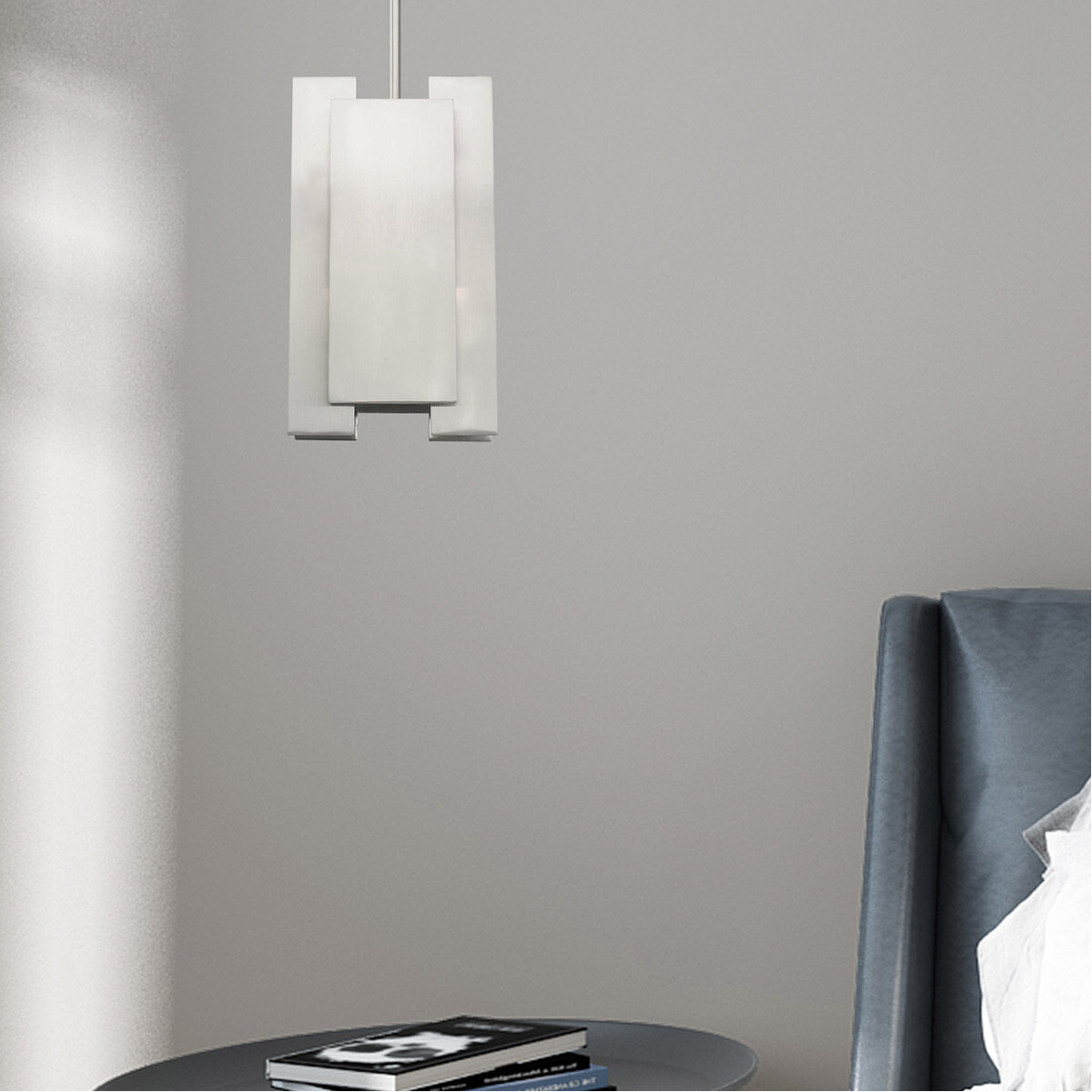 Varick 1 Light 7 inch Brushed Nickel Mini Pendant Ceiling Light