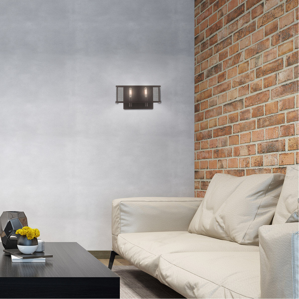 Braddock 2 Light 13 inch Bronze ADA ADA Wall Sconce Wall Light