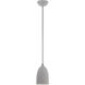 Arlington 1 Light 6 inch Nordic Gray with Brushed Nickel Accents Pendant Ceiling Light
