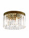 Ashton 4 Light 13 inch Hand Painted Palacial Bronze Flush Mount Ceiling Light