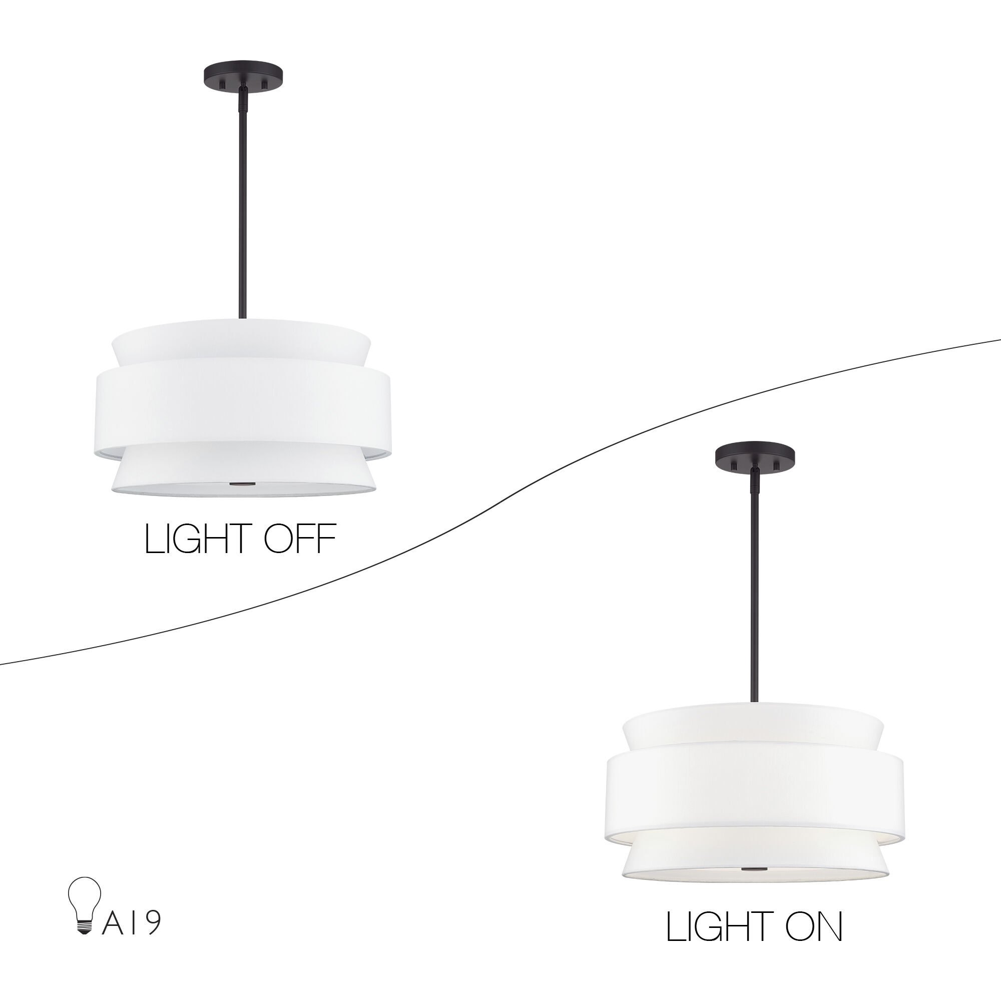 Fontana 4 Light 18 inch Bronze Pendant Chandelier Ceiling Light