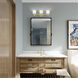 Middlebush 3 Light 23.5 inch Polished Brass Bath Vanity Wall Light