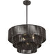Acordia 6 Light 23 inch English Bronze Pendant Chandelier Ceiling Light