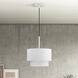 Zolana 1 Light 12 inch White Pendant Ceiling Light