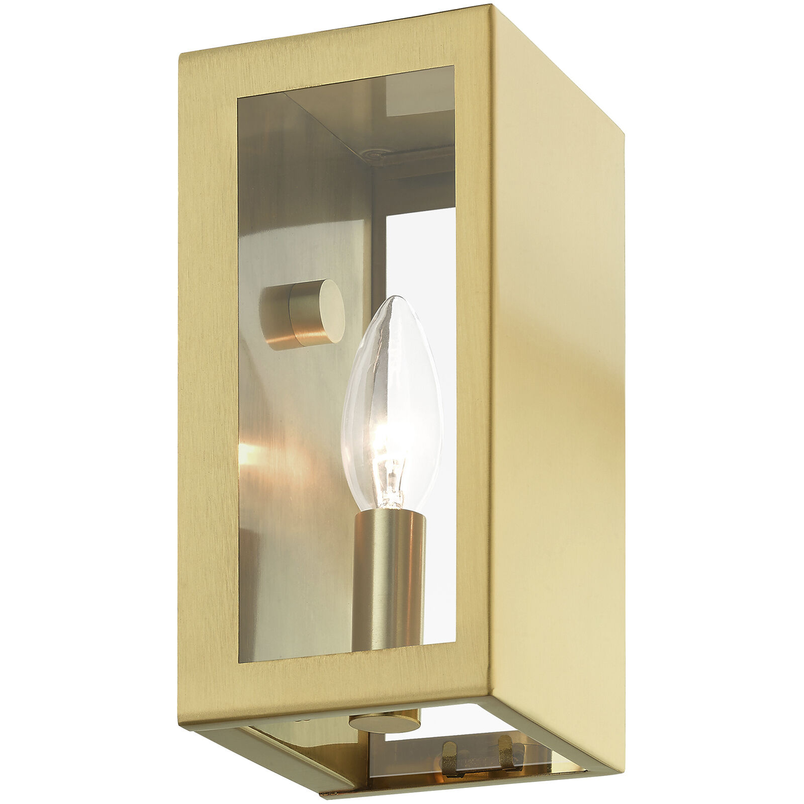 Winfield 1 Light 9 inch Satin Gold Outdoor Small Sconce, Small