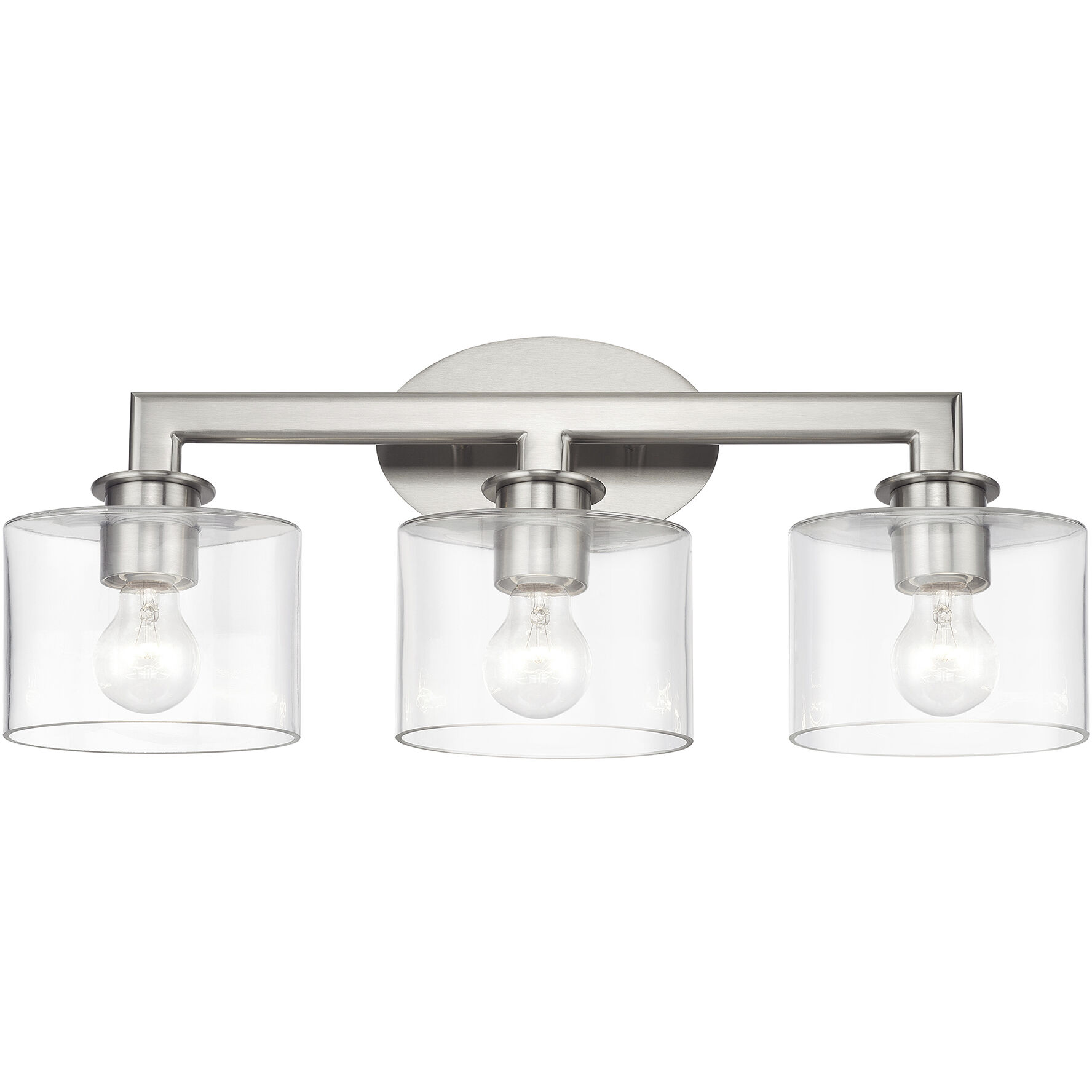Bernardino 3 Light 23.75 inch Brushed Nickel Vanity Wall Sconce Wall Light