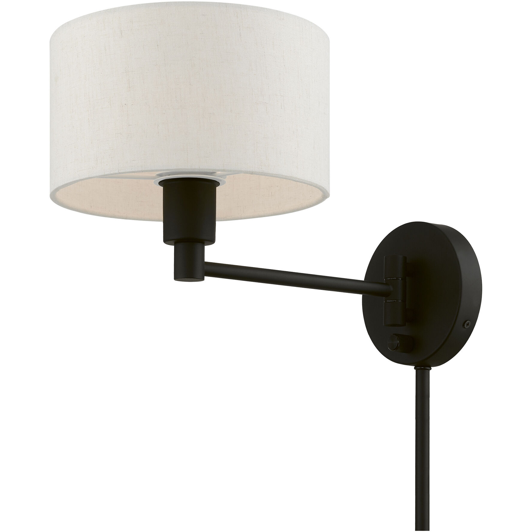 Allison 15 inch 60.00 watt Black Swing Arm Wall Lamp Wall Light