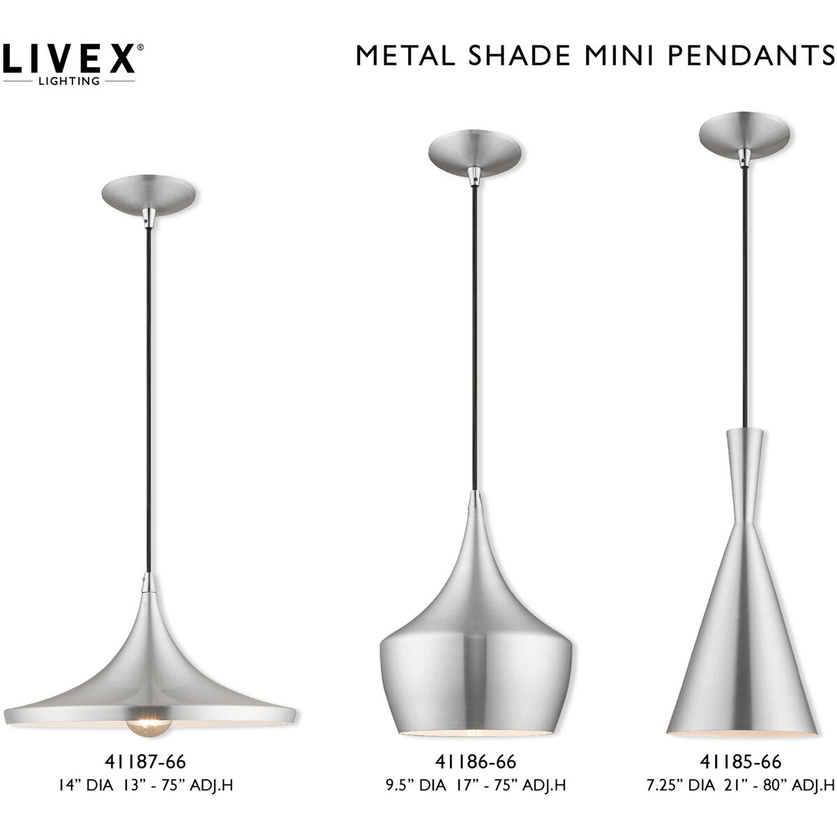 Allison 1 Light 10 inch Brushed Aluminum Mini Pendant Ceiling Light