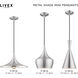 Allison 1 Light 10 inch Brushed Aluminum Mini Pendant Ceiling Light