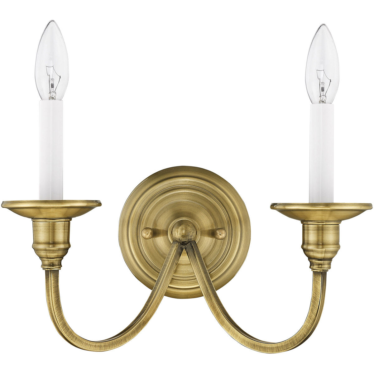 Cranford 2 Light 13 inch Antique Brass Wall Sconce Wall Light