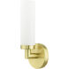 Aero 1 Light 4 inch Satin Brass ADA ADA Single Sconce Wall Light