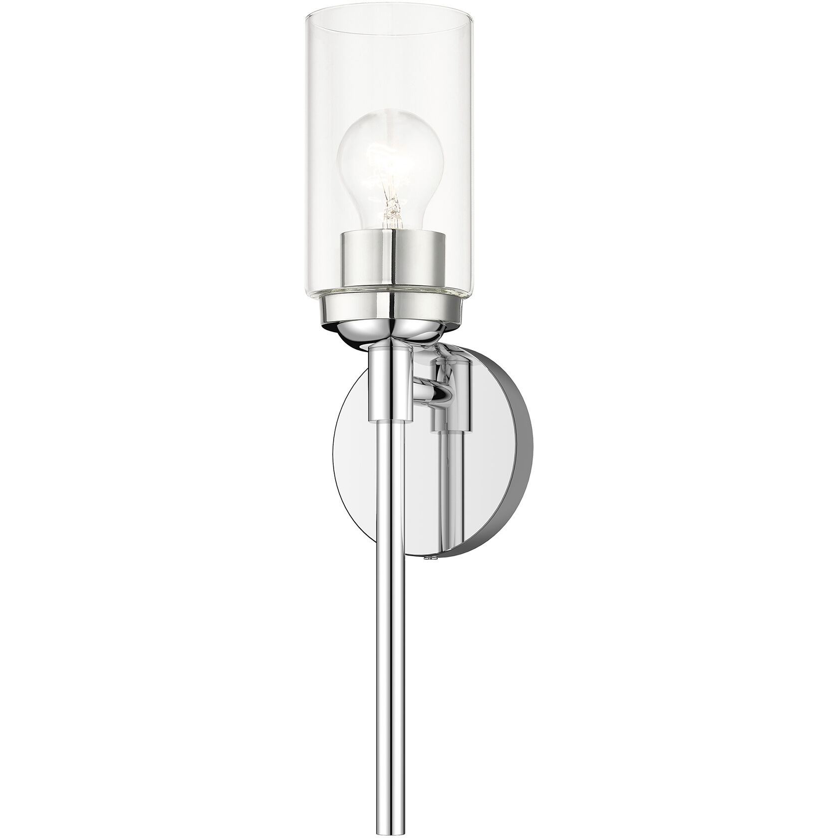 Whittier 1 Light 4.75 inch Polished Chrome ADA Wall Sconce Wall Light, Single
