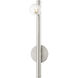 Bannister 1 Light 5 inch Brushed Nickel Wall Sconce Wall Light