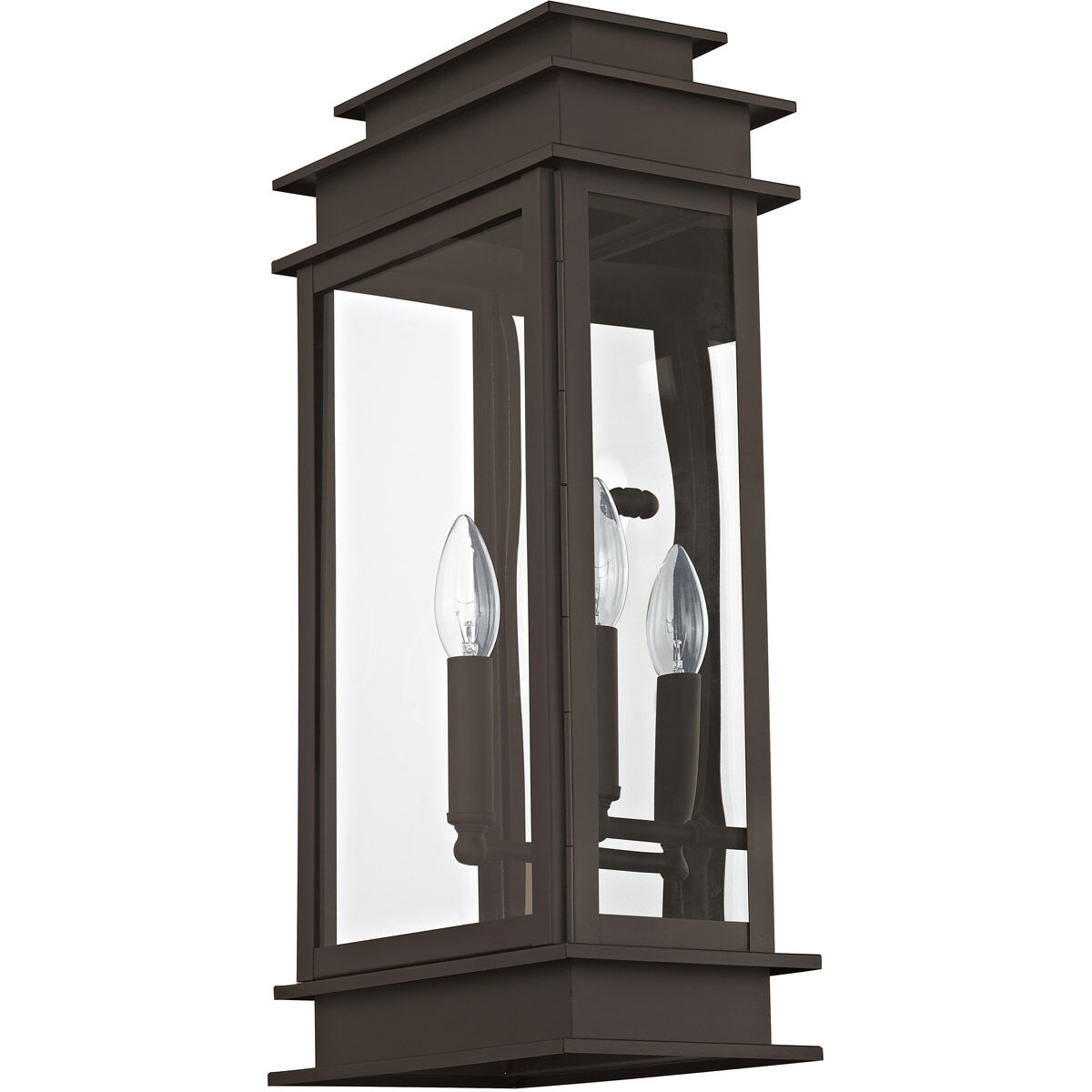Princeton 2 Light 19 inch Bronze Outdoor Wall Lantern