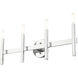 Copenhagen 4 Light 24 inch Polished Chrome ADA Vanity Sconce Wall Light