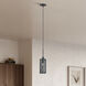 Twinewell 1 Light 5.13 inch Black Mini Pendant Ceiling Light