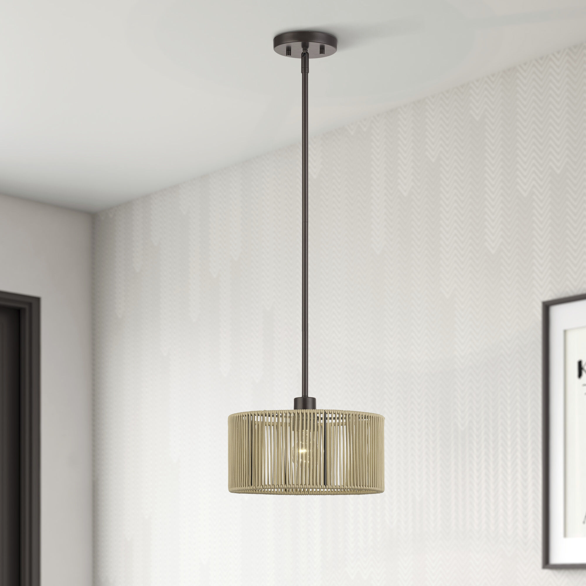 Acordia 1 Light 12 inch English Bronze Pendant Ceiling Light