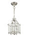 Livingston 3 Light 10 inch Brushed Nickel Convertible Mini Pendant/Ceiling Mount Ceiling Light