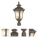 Oxford 3 Light 22 inch Imperial Bronze Outdoor Post Top Lantern