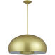 Domma 4 Light 22.5 inch Soft Gold Pendant Ceiling Light