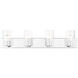Zurich 4 Light 36 inch Polished Chrome Vanity Sconce Wall Light