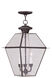 Westover 3 Light 12 inch Bronze Outdoor Pendant Lantern