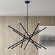 Soho 14 Light 40 inch Black Foyer Chandelier Ceiling Light
