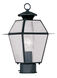 Westover 1 Light 14 inch Black Outdoor Post Top Lantern
