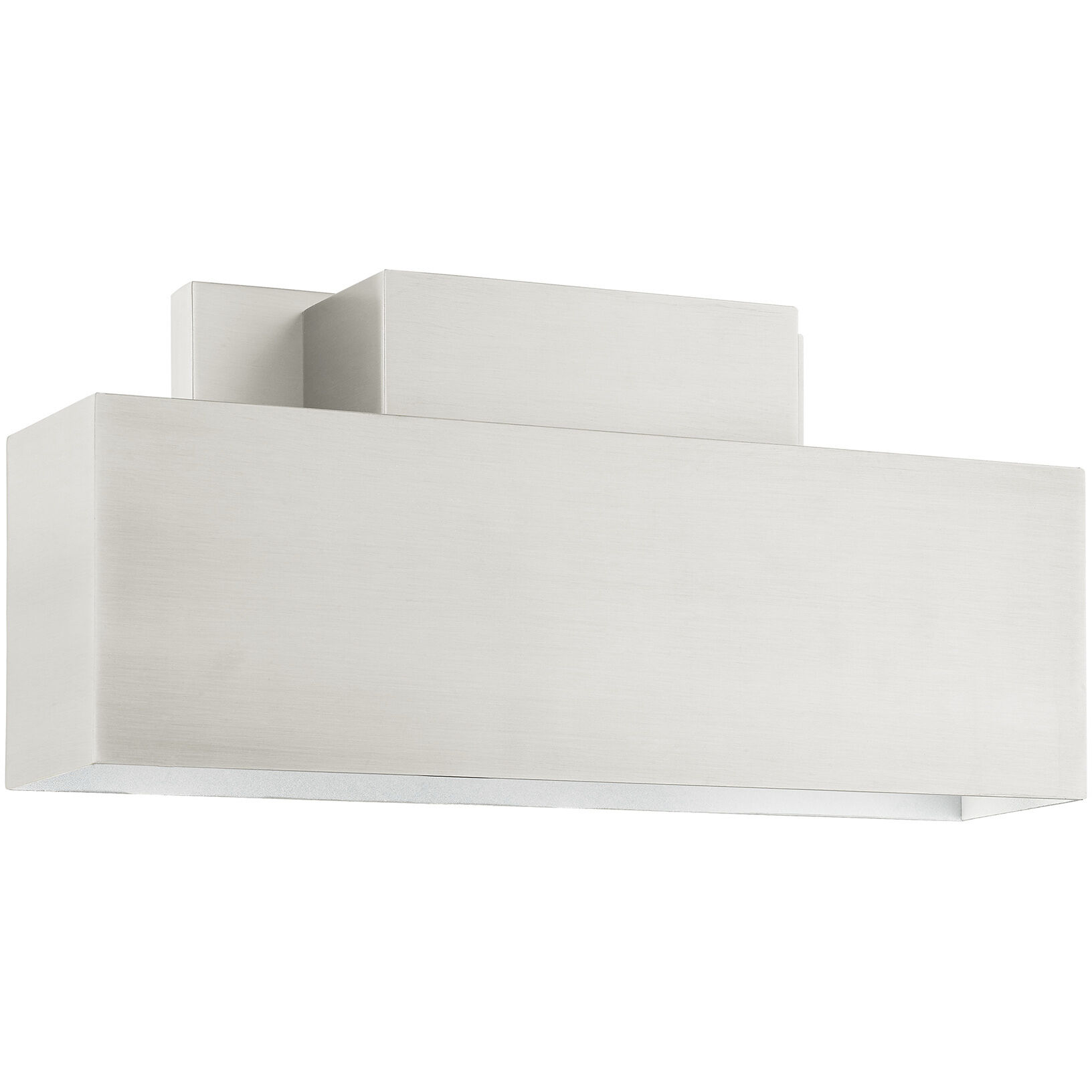 Lynx 2 Light 7 inch Brushed Nickel Outdoor ADA Wall Sconce