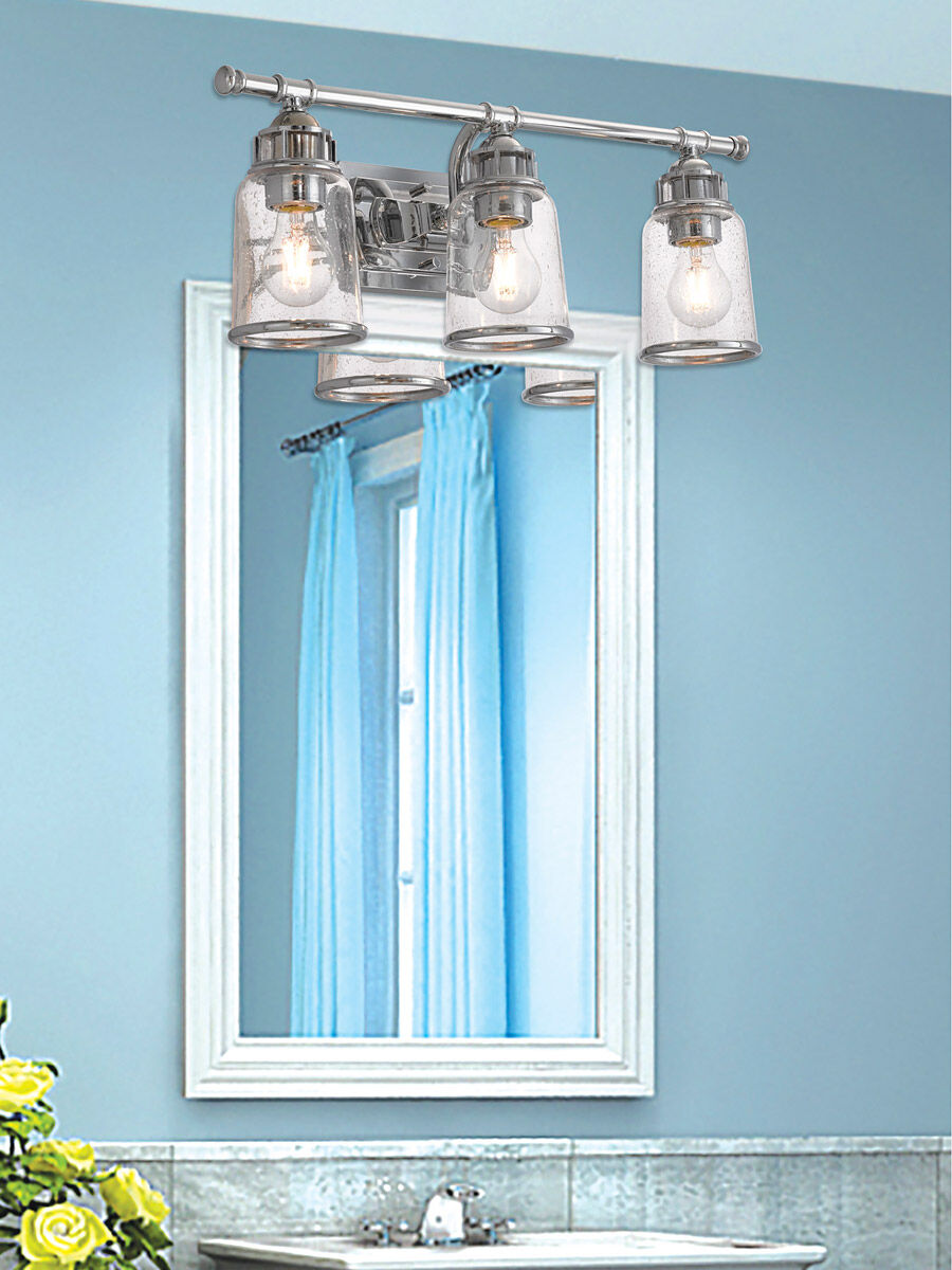 Lawrenceville 3 Light 24 inch Brushed Nickel Bath Vanity Wall Light