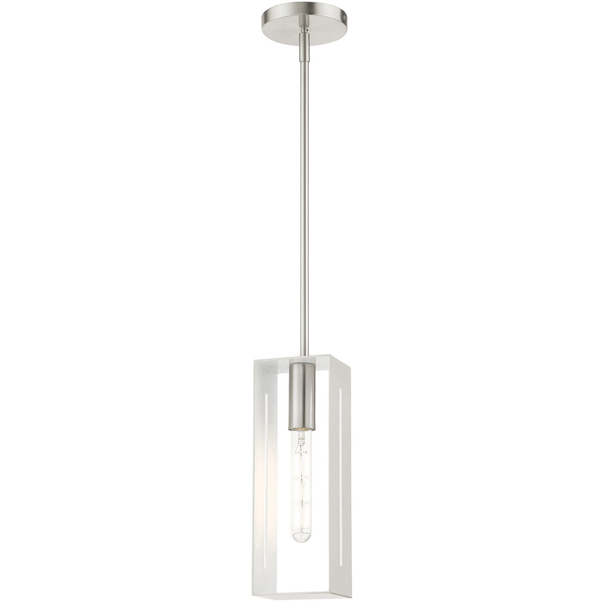 Soma 1 Light 5 inch Brushed Nickel Pendant Ceiling Light