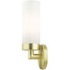 Aero 1 Light 4 inch Satin Brass ADA ADA Single Sconce Wall Light
