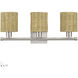 Weavington 3 Light 23.5 inch Brushed Nickel Vanity Wall Sconce Wall Light